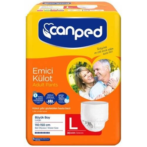 Canped Emici Külot Büyük Boy Large 30'lu paket