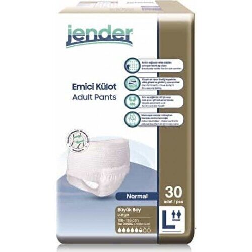 Jender Emici Külot Large Büyük Boy 30'lu 2 paket / 60 adet