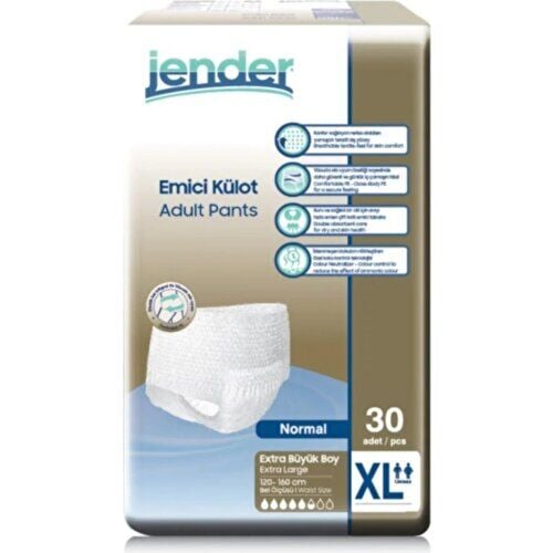 Jender Emici Külot Xlarge Ekstra Büyük Boy 30'lu 4 paket / 120 adet