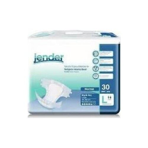 Jender Large Büyük Boy Belbantlı Hasta Bezi 30 lu paket
