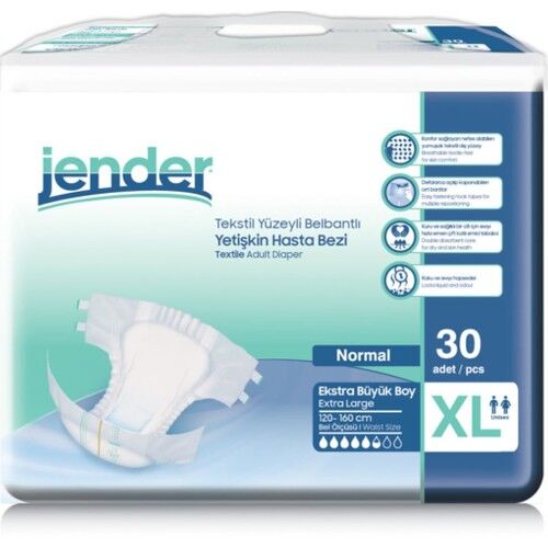 Jender Hasta Bezi Belbantlı Xlarge 30'lu paket