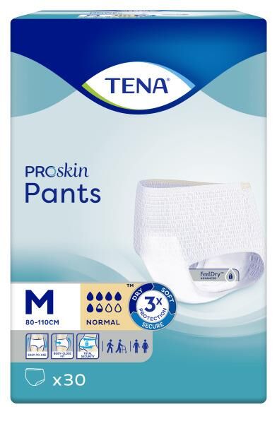 Tena Proskin Pants Normal 5,5 damla Emici Külot Orta Boy Medium 30'lu paket D4-5