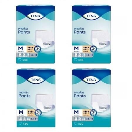 Tena Proskin Pants Normal 5,5 damla Emici Külot Orta Boy Medium 30'lu 4 paket / 120 adet
