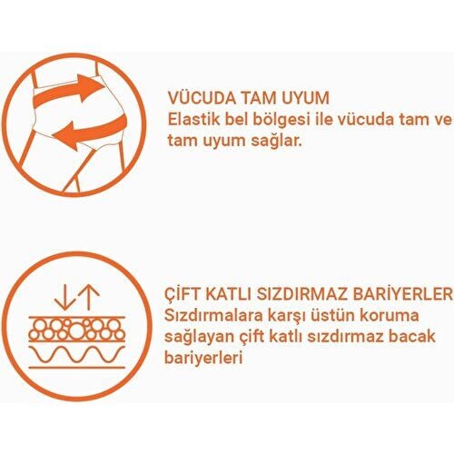 Lorina Emici Külot Büyük Boy Large 30'lu 2 Paket / 60 Adet