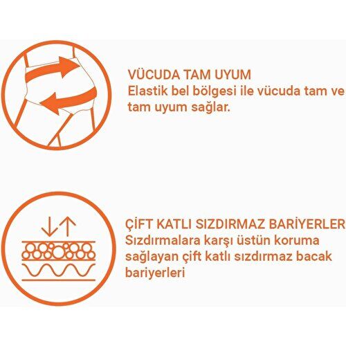 Lorina Emici Külot Büyük Boy Large 30'lu 3 Paket / 90 Adet