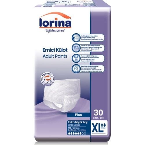 Lorina Emici Külot Hasta Bezi Xlarge 30 Adet