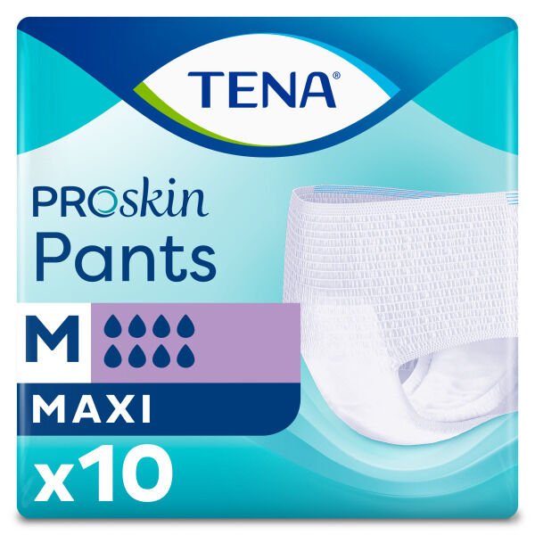 Tena Proskin Pants Maxi 8 damla Emici Külot Orta Boy Medium 10'lu paket