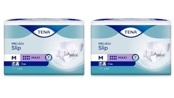 Tena Proskin Slip Maxi 8 damla Orta Boy Medium Belbantlı Hasta Bezi 24'lü 2 paket / 48 adet