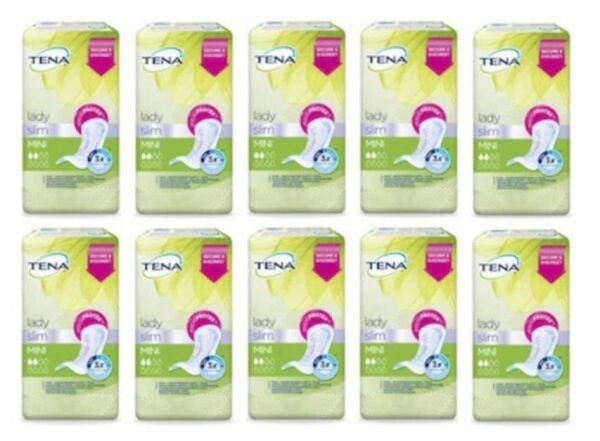 Tena Lady Slim Mini 2 damla Kadın Mesane Pedi 20'li 10 paket / 200 adet