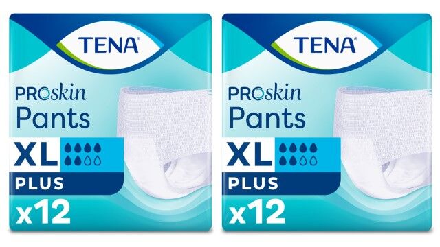 Tena Proskin Pants Plus 6 damla Emici Külot Ekstra Büyük Boy Xlarge 12'li 2 paket / 24 adet
