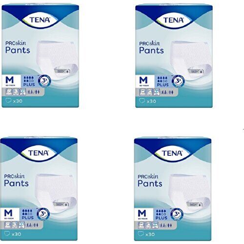 Tena Proskin Pants Ekstra 6 damla Emici Külot Orta Boy Medium 30'lu 4 paket / 120 adet