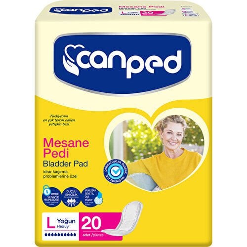 Canped Mesane Pedi Büyük Boy Large Yoğun 20'li 4 paket / 80 adet