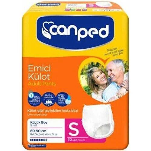 Canped Emici Külot Küçük Boy Small 30'lu paket