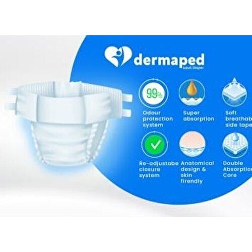 Dermaped Yetişkin Hasta Bezi Belbantlı Large Büyük Boy 30 lu 1 paket