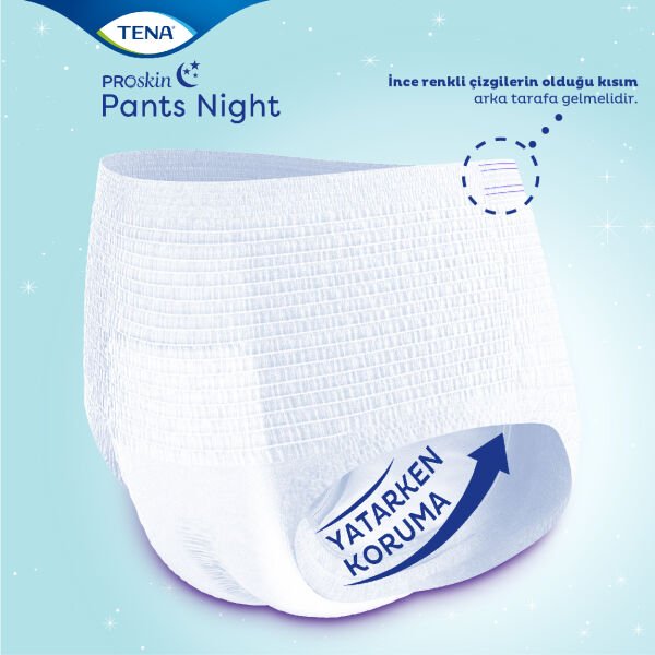 Tena ProSkin Pants Night Medium  Gece Külot 30 lu    B5
