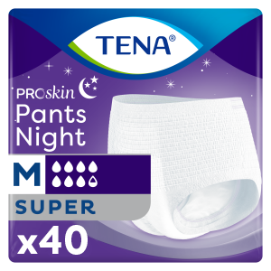 Tena ProSkin Pants Night Medium Orta Beden Gece için Süper Emici Külot 10 lu 4 paket / 40 adet