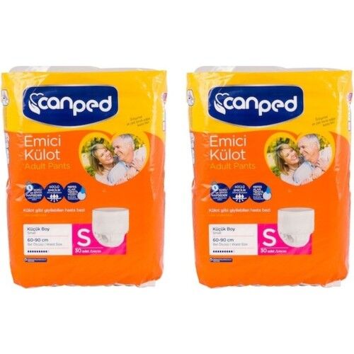 Canped Emici Külot Küçük Boy Small 30'lu 2 paket / 60 adet