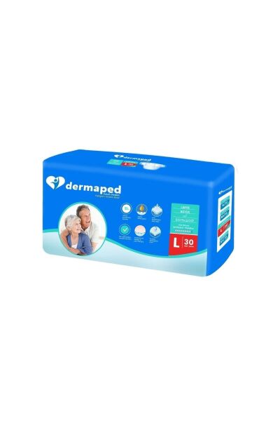 Dermaped Yetişkin Hasta Bezi Belbantlı Large Büyük Boy 30 lu paket