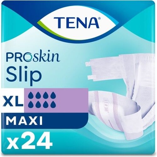 Tena Proskin Slip Maxi 8 damla Ekstra Büyük Boy Xlarge Belbantlı Hasta Bezi 24'lü 2 paket / 48 adet