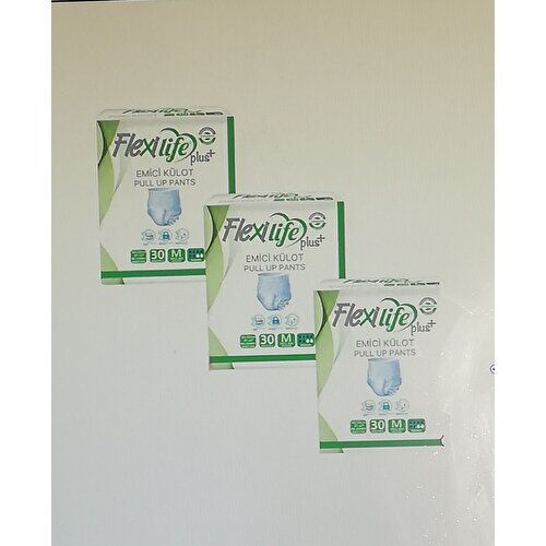 Flexilife Plus Emici Külot Orta Boy Medium 30'lu 3 paket / 90 adet