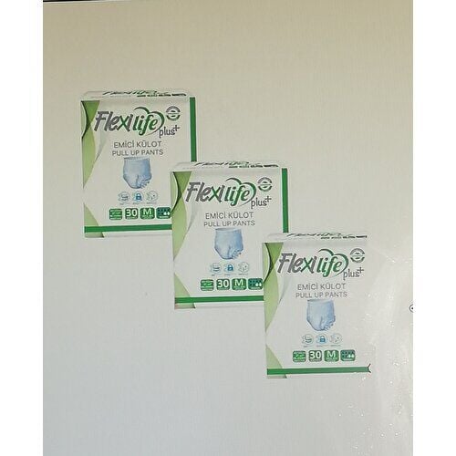 Flexilife Plus Emici Külot Orta Boy Medium 30'lu 3 paket / 90 adet