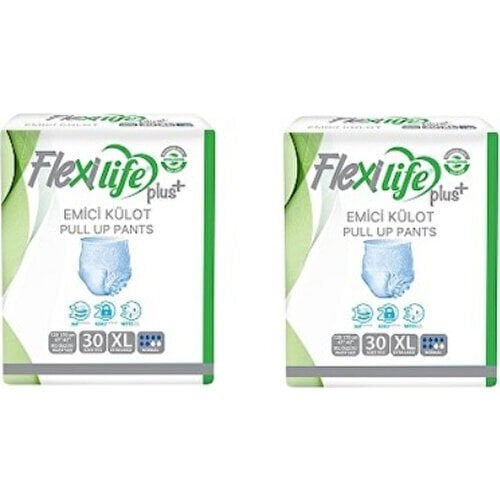 Flexilife Plus Emici Külot Ekstra Büyük Boy Xlarge 30'lu 2 paket / 60 adet