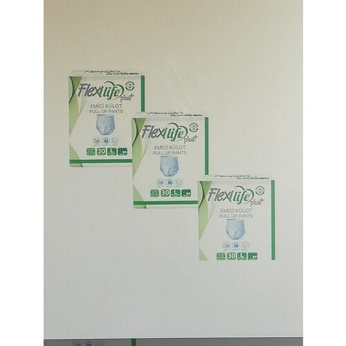 Flexilife Plus Emici Külot Büyük Boy Large 30'lu 3 paket / 90 adet